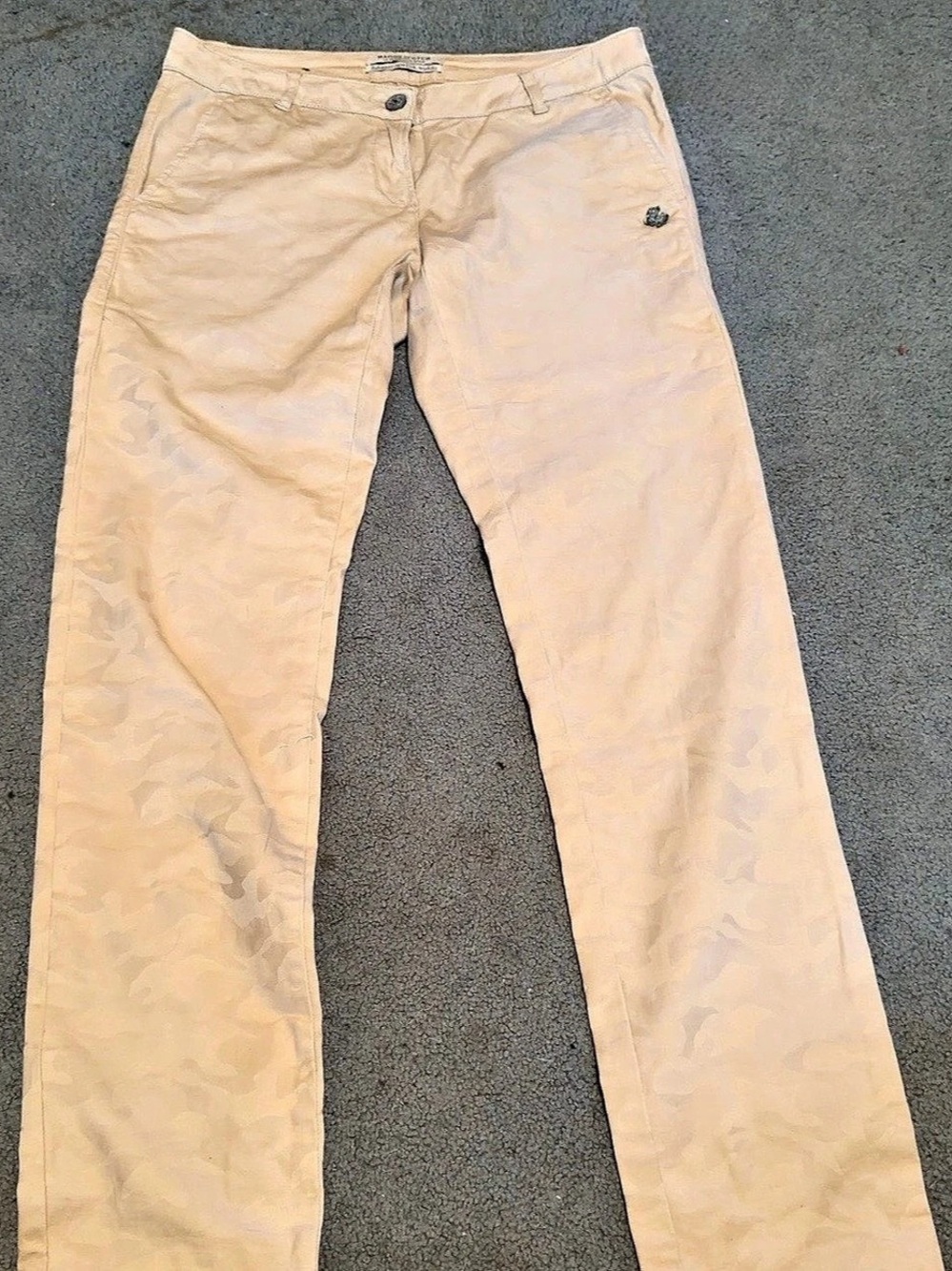Maison Scotch Bahamäs-New York-Waikiki Abstract Straight Leg Pants W26L32